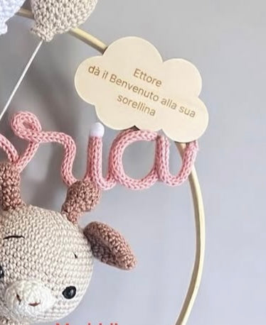 Coccarda Giraffa 1 nome
