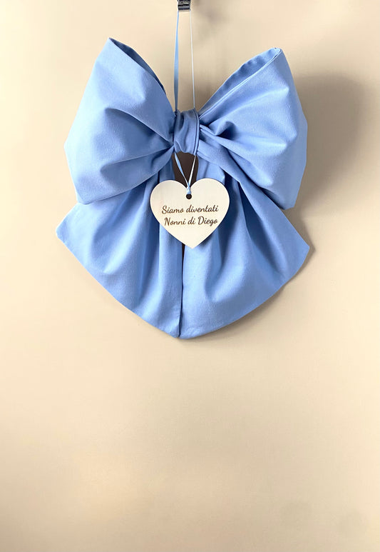 Fiocco morbido con targa Nonni